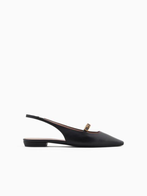EMPORIO ARMANI BALLET FLATS
