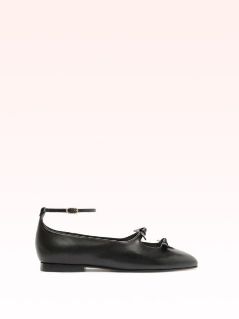 ALEXANDRE BIRMAN SLIM CLARITA PEEP BALLERINA BLACK