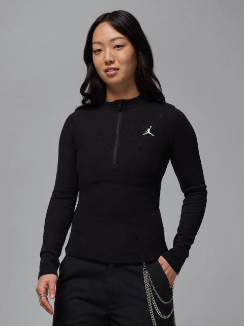 Jordan Women's Long-Sleeve 1/2-Zip Knit Top