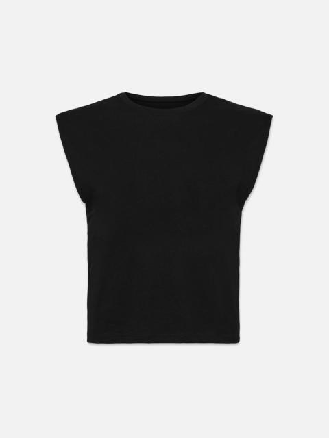 Le High Rise Muscle Tee in Noir