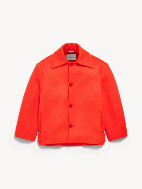 BALENCIAGA Men's Short Carcoat in Orange