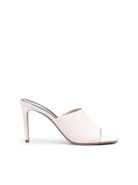 PARIS TEXAS 95mm leather mules