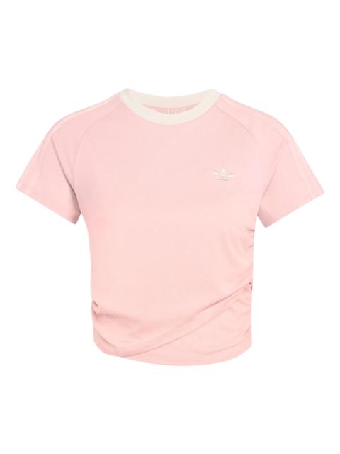 adidas (WMNS) adidas x Jennie Layered T-Shirt Asia Sizing 'Wonder Mauve' LD8927