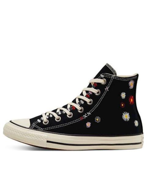 Converse (WMNS) Converse Chuck Taylor All Star High 'Daisy Embroidery - Black' 567993C