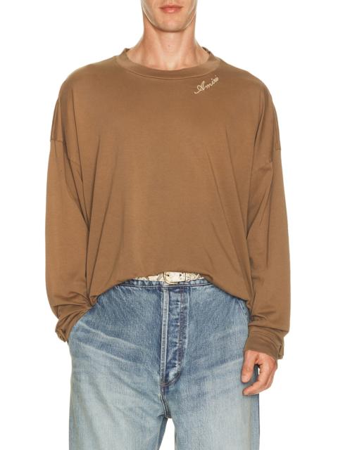 AMIRI Script Long Sleeve Tee