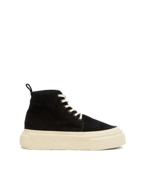 MM6 Maison Margiela suede high-top sneakers