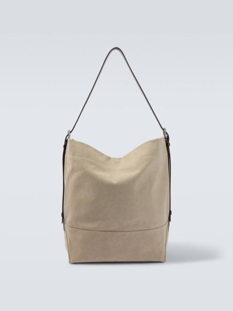 Lemaire Belted canvas tote bag