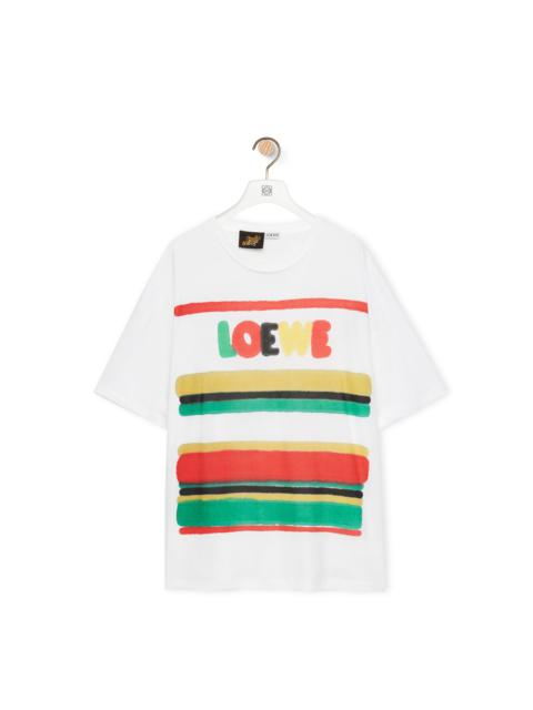 Loewe LOEWE stripes T-shirt in cotton