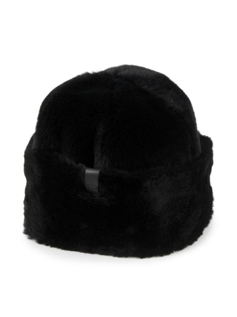 rag & bone Women's Kennedy Faux-Fur Hat - Black