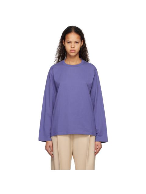 Stockholm Surfboard Club Purple Back Print Long Sleeve T-Shirt