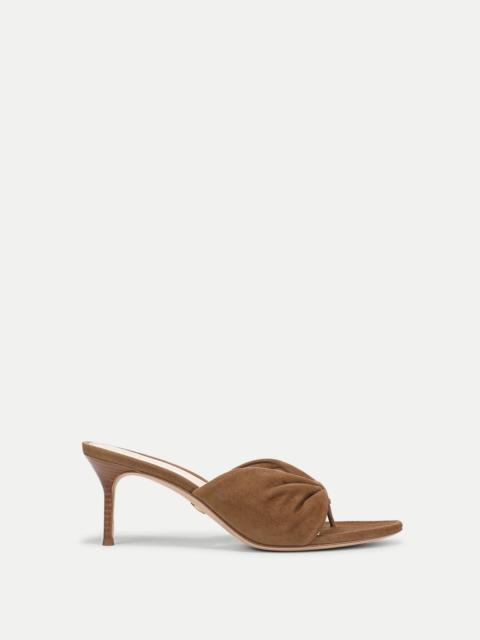 VERONICA BEARD TULLIA SUEDE MID-HEEL SANDAL