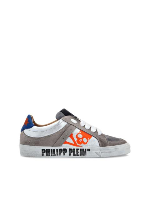 PHILIPP PLEIN Retrokickz TM leather sneakers