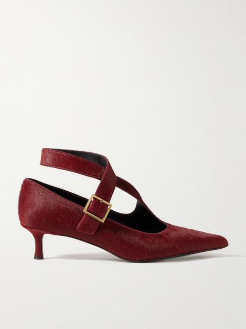 KHAITE Sloan Calf Hair Pumps