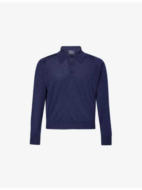 JOHN SMEDLEY John Smedley x Bill Nighy Cashmere and Silk-Blend Polo T-Shirt