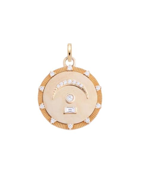 FOUNDRAE Medium Bird's Eye Internal Diamond Compass - Pause
