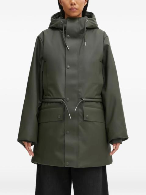 RAINS W3T3 hooded drawstring parka