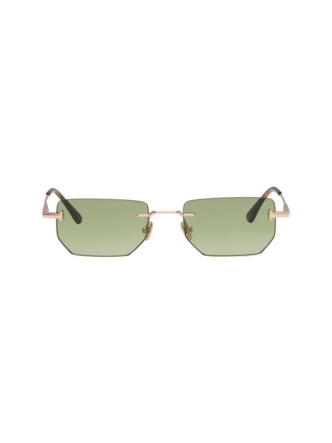 TOM FORD Rose Gold Ethan Sunglasses