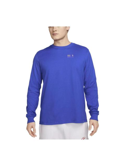 Nike Nike U.S. Long Sleeve Ignite T-shirt 'Bright Bllue' DH9871-452