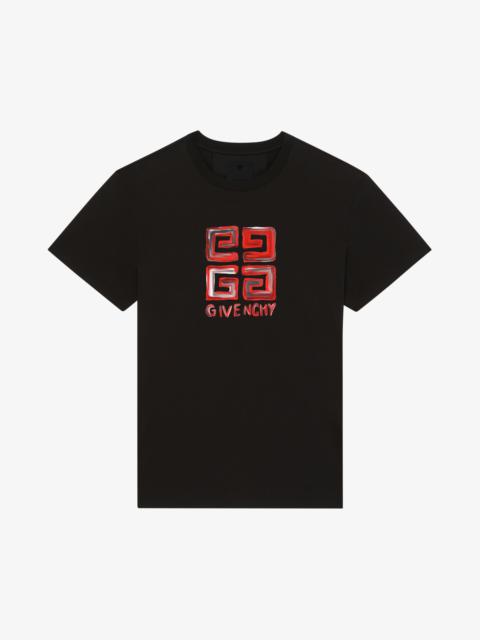 Givenchy 4G MULTICOLOR SLIM FIT T-SHIRT IN COTTON