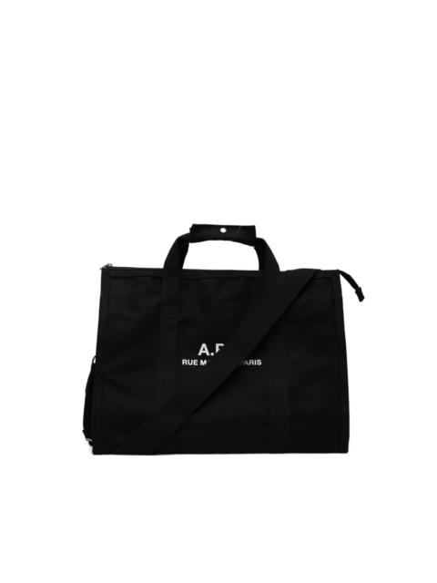 A.P.C. logo tote bag