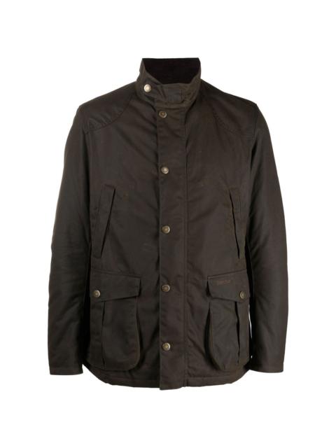 Barbour press-stud cotton jacket