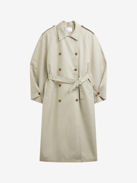 The Frankie Shop Genoa Padded Trench Coat - Beige