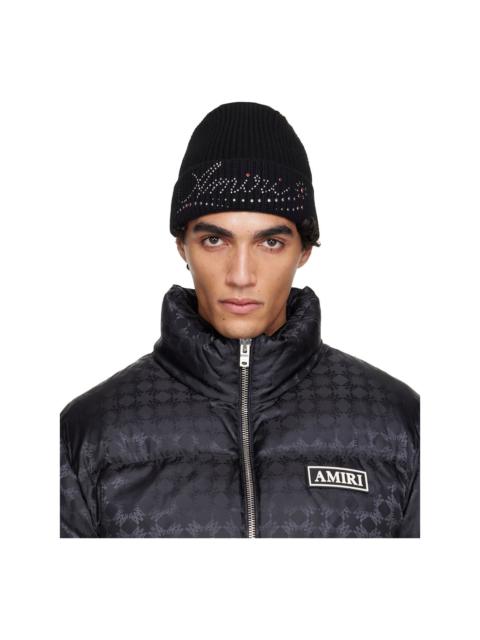 AMIRI Black 'AMIRI' Stud Beanie