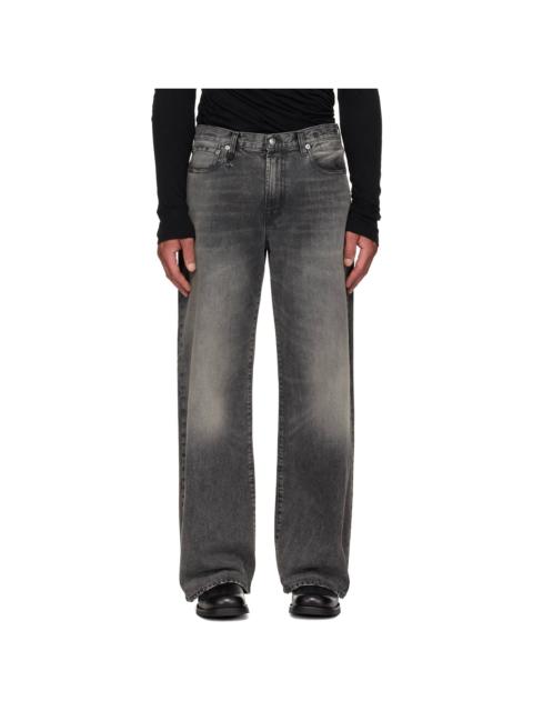 R13 Gray D'Arcy Loose Jeans