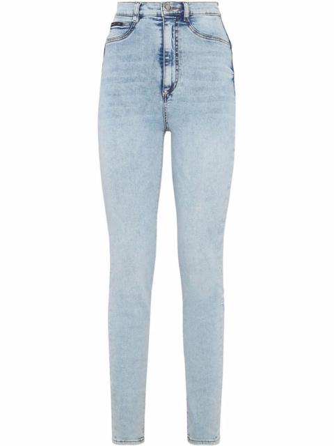 PHILIPP PLEIN Super High-Waist skinny jeans