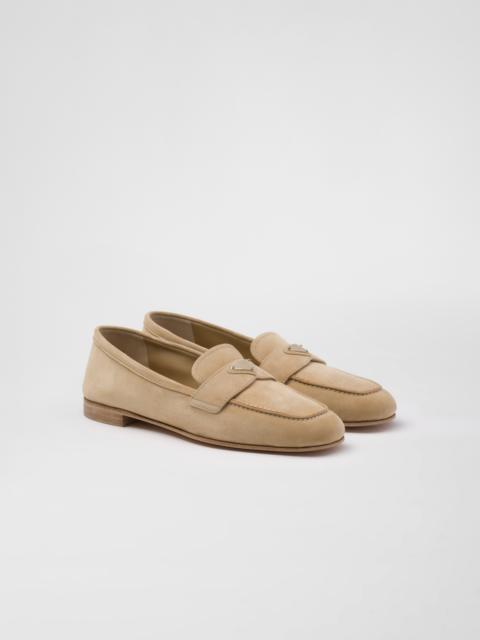 Suede loafers