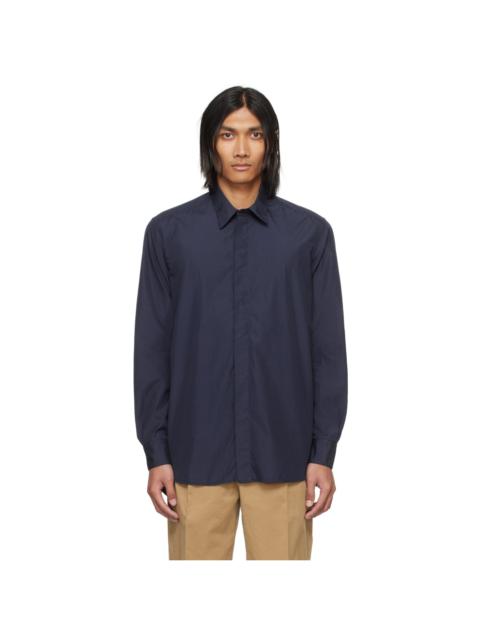 BARENA Navy Trosa Bagio Shirt