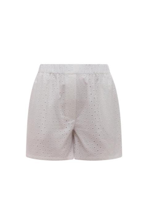 KENZO Embroidered cotton shorts