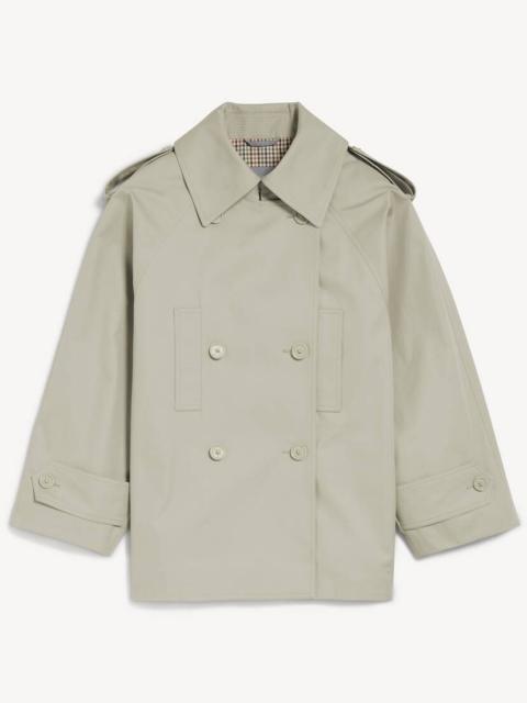 BALENCIAGA Women's Double-breasted Trenchcoat in Light Beige