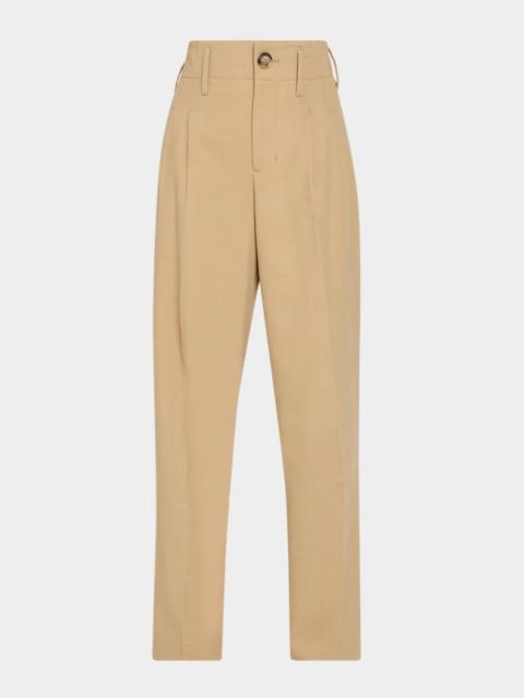 AMI Paris Zuit Wool Two-Pleat Trousers
