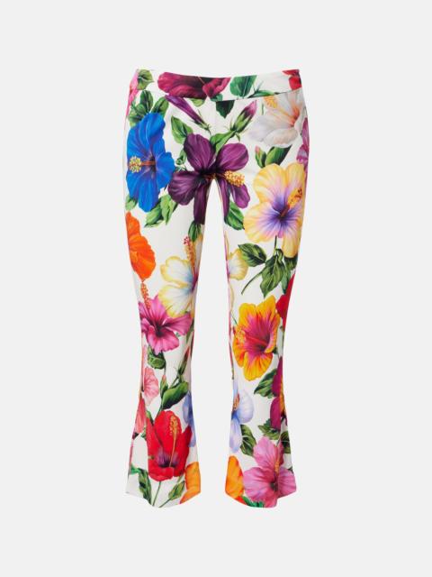 Dolce & Gabbana Floral capri pants