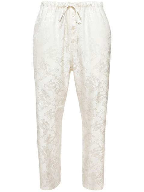 BODE jacquard pajama trousers