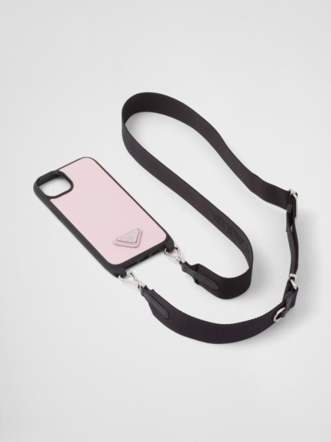 Prada Saffiano leather case for iPhone 14 Plus