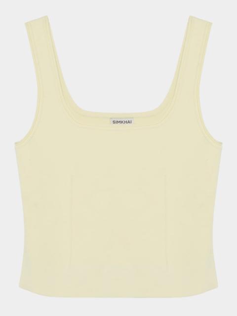 SIMKHAI Ramaina Compact Knit Tank Top