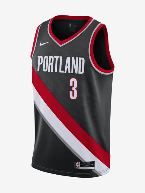 Nike C.J. McCollum Trail Blazers Icon Edition 2020 Nike Men's NBA Swingman Jersey