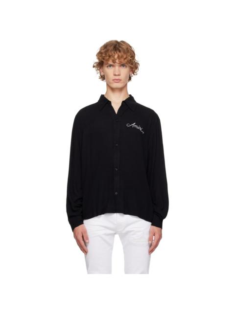 AMIRI Black MA Check Shirt