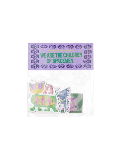 BRAIN DEAD Brain Dead SS25 Sticker Pack - Multi