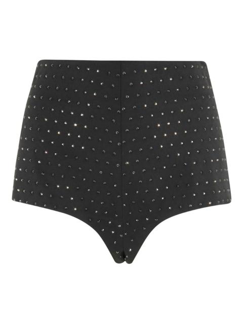 THE ANDAMANE Tami rhinestone-embellished shorts