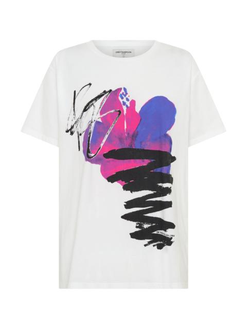 ONE TEASPOON Art Boyfriend Tee - White