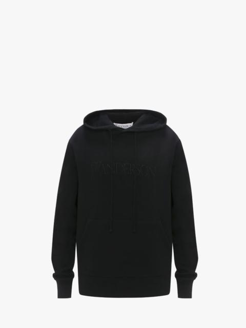 JW Anderson HOODIE WITH LOGO EMBROIDERY