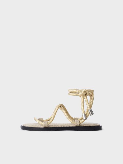 rag & bone Infinity Sandal - Leather and Nylon
Flat Sandal