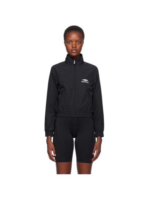 BALENCIAGA Black 3B Sports Icon Jacket