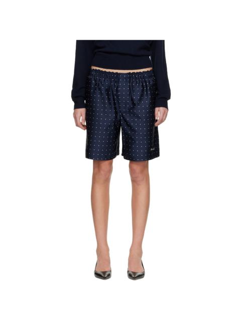 HommeGirls® Navy Long Boxer Shorts