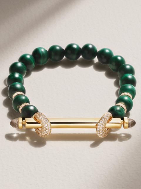 ANANYA Chakra 18-karat Gold Multi-stone Bracelet