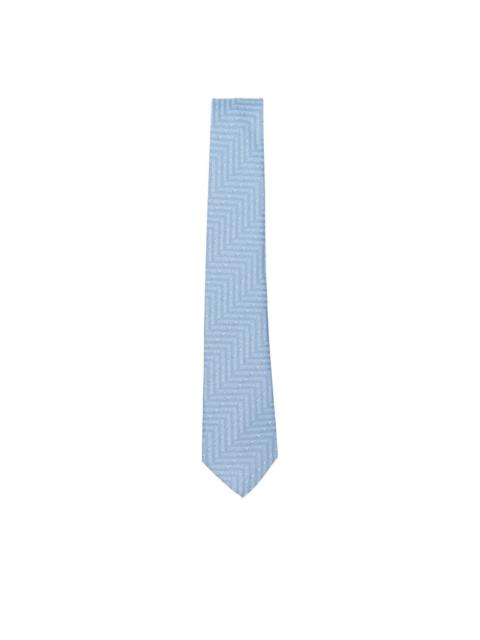 EMPORIO ARMANI logo-pattern tie