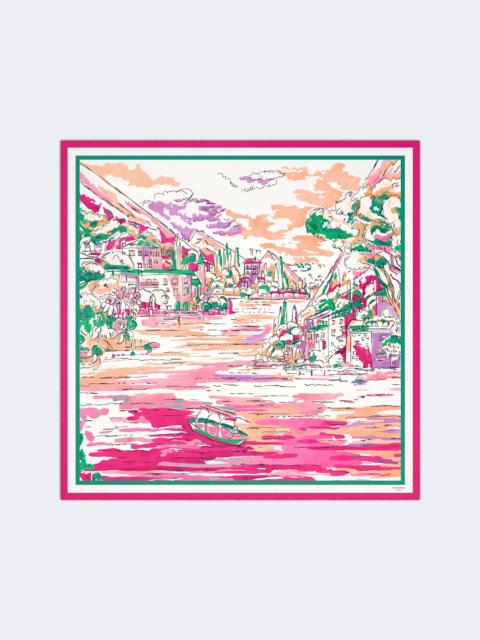 WEEKEND Max Mara ONESTO Printed silk foulard - PINK